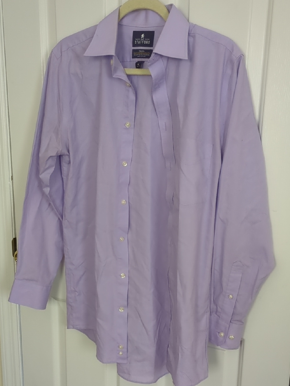 Stafford Men’s Light Purple Dress Shirt